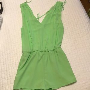 Naked zebra romper